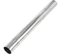 Tube Échappement Droit Mandrin Coupé Pour Bricolage, Tuyau Échappement Personalisé Voiture Modifiée, Tuyauterie 80Mm/3,15" Od 762Mm/30" Longueur Acier Inoxydable T304 Ton Argent