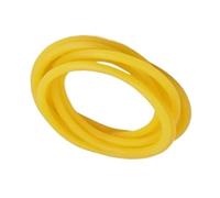 Tube élastique en caoutchouc latex jaune - 1 tuyau souple avec têtes circulaires for projets de plomberie et de bricolage(1meterx3mm)