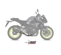 Tube éliminateur de catalyseurs MIVV en acier inoxydable pour YAMAHA MT-10