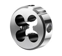 Tube en acier allié de qualité supérieure, filière de filetage M1 M2 M3 M4 M5 M6 M8 M10 M12 M14, outils de coupe métriques for métaux, filière ronde en acier allié à droite (1 pièce) (M10 x 1,5)(M7)
