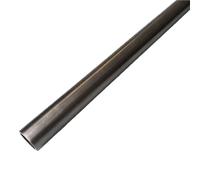 Tube en acier au carbone 21-22 mm de diamètre extérieur - Tube rond sans soudure 50 cm for systèmes hydrauliques, finition polie/soudage facile - 1 pièce(22 X 12mm)