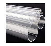 Tube en acrylique transparent de 25 cm - Lot de 2 tubes ronds rigides for aquarium, refroidissement, loisirs créatifs et plus encore - Diamètre extérieur 16-110 mm(16mm)
