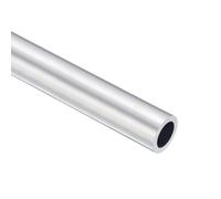 Tube en alliage d'aluminium 6063, tube droit en aluminium, diamètre extérieur 30-36 mm, épaisseur de paroi 4 mm, longueur 500 mm, adapté à l'industrie et à la décoration.(OD: 34mm)