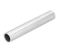 Tube en Aluminium Kudoo, Tube Rond, Tube Droit, Sans Soudure, Longueur 200 Mm, Diamètre Extérieur 32 Mm, Diamètre Intérieur 27 Mm, Argenté, Article Unique