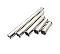 Tube en bobine sanitaire à trois colliers de serrage avec virole, 19 mm - 102 mm, 3/4 po, 1 po, 1-1/2 po, 2 po, 2-1/2 po, 3 po, SS304, longueur 100 mm, 200 mm, 500 mm(Lenght 100mm,102mm x Ferrule 119)