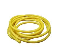 Tube en caoutchouc de Silicone jaune, 2/6/10/15M, ID 0.5~25mm OD 1~31mm, tuyau d'irrigation Flexible for Aquarium, plomberie d'air et d'eau, tuyau d'arrosage Pour La Maison, L'hôpital, Le Laborat
