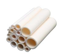 Tube en céramique à haute teneur en alumine, 100 mm, à faible dilatation thermique, for applications industrielles (1 pièce)(4mm x 7mm)