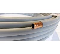 Tube en cuivre souple enveloppé en anneau de 10 m - 15 x 1 mm - 10 m - DIN EN1057