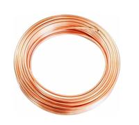 Tube en cuivre souple T2 for AC - 4 m de longueur, tuyau de réfrigération en laiton for projets de bricolage, 1 pièce(OD3mmxT0.5mm)
