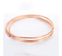 Tube en cuivre T2, diamètre extérieur 5 mm x 1 mm d'épaisseur de paroi, longueur 2 m, bobine de tuyau capillaire de réfrigération