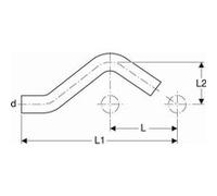 Geberit Geberit coude Mapress acier C d= 28 mm, zingué extérieur Quantité:1