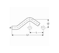 Tube en dos d'âne Mapress Acier Carbone - 208