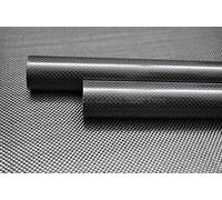 Tube en fibre de carbone 3K brillant 24 x 20 mm x 500 mm - Bras de drone léger et durable for châssis d'hexacoptère/projets de bricolage RC
