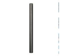 Tube en fibre de carbone haute résistance de 10 cm, design creux pour réparation de joint de canne à pêche et personnalisation (4 mm)