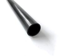 Tube en fibre de carbone, Tube creux en Fiber de carbone, longueur 500Mm, 2 pièces, for drones, cannes à pêche, cerfs-volants et trépied(3 * 1.5 * 500Mm)