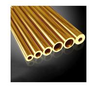 Tube en laiton 1pcs H62 Brass Tube Pipe, 1 2.5 3 4 6 8 10 12mm Copper Sleeve Length 500mm Capillary Environmental Protection