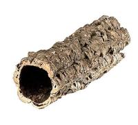 Tube en liège, tunnel en liège, tuyau en liège naturel, 30 cm de long, diamètre intérieur 15-20 cm, décoration de terrarium, cachette, décoration