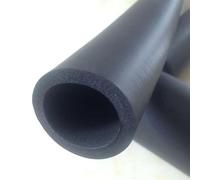 Tube en mousse de caoutchouc lisse ignifuge coloré NBR, manchon for guidon d'équipement mécanique fitness, espacement 1 mètre (couleur: noir, diamètre intérieur: 6x5mm, taille:(Black ID22 x thick 5mm)