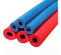 Tube En Mousse D'isolation pour Tuyau, Isolation De Tuyau Résistant à L'eau, Tuyaux De Mousse Antigel pour Poignée D'outil Climatisation, ID 6 13 16 25 43 60 mm, Long 2.0m(Rouge,20mmIDx15mmx2.0m)