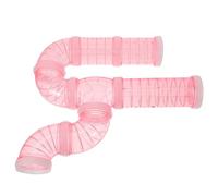 Tube en Plastique pour Hamster, Transparent à Installer | Cages à Hamster, Plastique Rigide, Surface Intérieure Robuste, Reconfiguration Simple