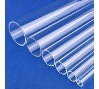 Tube En Plexiglas Transparent Pour Poissons,Fournitures D'aquarium,Arrosage Hydroponique,Tube En Acrylique Transparent,20 Cm,33 Cm,50cm De Long,1pc,O.D 16 11 - Type Outer Dia 60mm-1pc 50cm Length