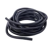 Tube en polyéthylène de Conduit métier à Tisser Fendu 20 Pieds Manchon Couleur Noire Diamètre intérieur 10 mm pour Ordinateur/Automobile TV