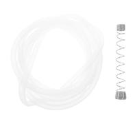 Tube en Silicone avec Ressort de Protection Acier Flexible | Accessoire Compatible avec Fer à Vapeur et Cuiseur Vapeur Électrique, pour Couture et Buanderie à Domicile