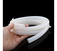 Tube en silicone, diamètre intérieur x extérieur 3 x 5 mm à 5 x 8 mm, 1 mètre, blanc translucide, 1 pièce, tuyau d'arrosage souple et flexible for le transport de liquides(4x6mm)