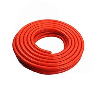 Tube en silicone, flexible en caoutchouc transparent, réticulé, à carreaux, for chauffage, 1 m(8 * 14mm(red))