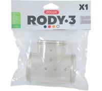 Zolux - Tube T Rody Gris Transparent. Taille ø 5 cm x 9.5 cm x 8 cm. pour Rongeur. - ZO-206028