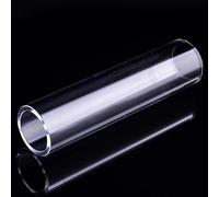 Tube en verre à haute teneur en borosilicate - Verre de visée résistant aux hautes températures for applications de pipelines chimiques et de chaudières 1 pièce(15mmx100mmx1.5mm)