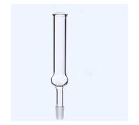 Tube en verre borosilicaté de type U, 14/23, 19/26, 24/29, 29/32, joint mâle, coude droit, retour, verrerie de laboratoire, expérience(Straight 19-26)