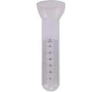 Tube en Verre pour Pluviomètre - L'HERITIER DU TEMPS - Gradué en mm/m2 - 8x8x18cm - Transparent