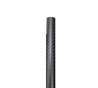 Tube enroulé en tissu de Fiber de carbone 3K, sergé mat, longueur 500mm, tige creuse ronde en carbone pur, 1 pièce(13x11mm)