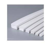 Tube Flexible En Silicone Néon Blanc For Guirlandes Lumineuses LED - Diffuseur Étanche, Design Encastré, Longueur 1 À 10m (tube En Silicone Uniquement) | Anti-éblouissement(A-2020,4meters)