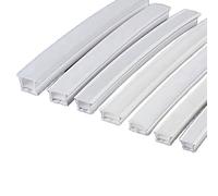 Tube Flexible En Silicone Néon Intégré For Guirlandes Lumineuses LED - Diffuseur Blanc Étanche, Longueur 1/2/3/4/5/10m - Tube En Silicone Uniquement(B-1010,4meters)