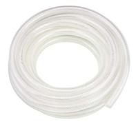 Tube flexible en vinyle PVC tressé haute pression de 1,9 cm x 3 m, tuyau flexible en vinyle renforcé, sans BPA et non toxique