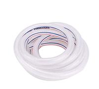 Tube flexible renforcé PVC, tuyau transparent à haute pression pour l'irrigation du jardin 8/12 mm (8m / 26.2ft)