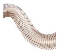 tube flexible, Tuyau en polyuréthane for conduit d'air anti-poussière avec fil de cuivre, 1 mètre/39,37 pouces, for le transport de matériaux concassés, épaisseur de paroi 2 mm(Inner diameter:90mm)