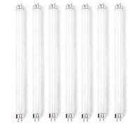 Tube Fluorescents T8 450mm 15W/ 600mm 18W, Blanc Froid 6500K, Base G13, Éclairage d'Urgence à Faible Consommation d'Énergie, Adapté pour Cuisine, Salle de bains, Armoire, Garage (6pcs, 450mm 15W)