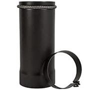 TUBE FUME TELESCOPIQUE NOIR POUR CANNE FUMÉE Poêle à bois (DIAMÈTRE 200)