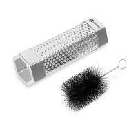 Tube fumoir BBQ - acier inoxydable | brosse de nettoyage incl.