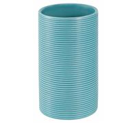 Spirella Gobelet Céramique Tube Ribbed Bleu
