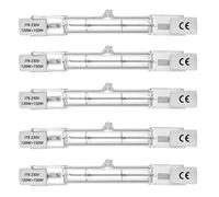 Tube halogène ECO HaloLine, culot R7S, lampe tube halogène T3, 230V, 120W=150W, 78mm, blanc chaud - 2800K (5 pièces)