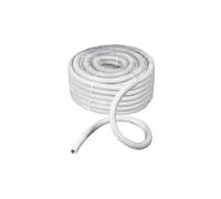 Tube hélicoïdal très élastique gris PVC fi16 ECGFE16/30m