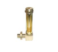 Tube indicateur de niveau de liquide en laiton 50-400 mm, filetage mâle M10, forme en L, haute visibilité for pompes et machines - 1 pièce(M10 x 50mm)