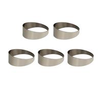 Tube inox pour echappement raccord tuyau d'échappement système d'échappement coude tuyau echappement adaptateur de tuyau d'échappement coupe embout ligne d'échappement voiture (5pcs 76mm 3 pouces)