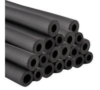 Tube Isolant Climatisation Tuyau, Diamètre Intérieur 6-110mm Flexible Mousse Isolation Tuyaux,Caoutchouc Manchon D'isolation De Tuyau,pour Tuyaux Isolation Et Protection,Neir ( Taille : ID76mmXT20mmX1