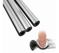 Tube Isolation Phonique Tuyau，Manchon De Protection，Manchon D'isolation，pour Fitness Outils Poignée Support，Tube En Mousse Isolant Avec(ID76mmxT20mmx0.95m)