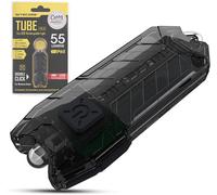 Tube Lampe Porte Clé V2.0 ¿ 55 Lumen Rechargeable Usb - 9.6g [Version 2021] [Noir]